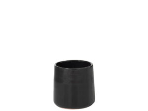 Bloempot Klielvy Keramiek Zwart H17 cm