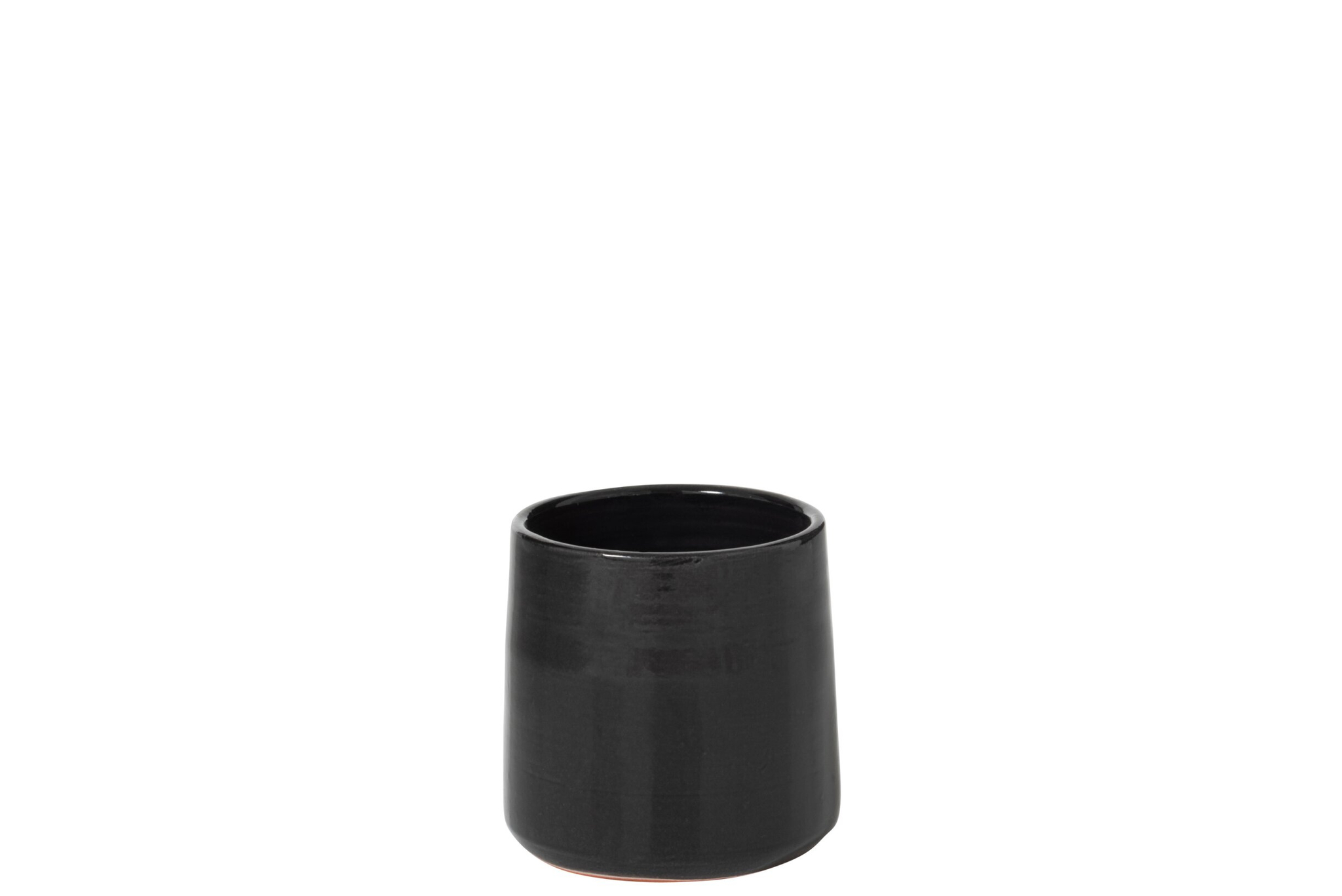 Bloempot Klielvy Keramiek Zwart H17 cm