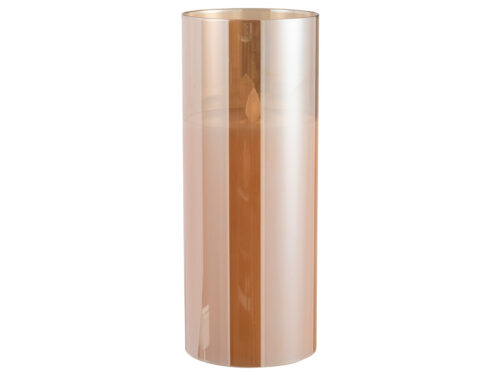 Lamp Coonnero Goud LED-lamp van glas, was en kunststof met warme gouden uitstraling
