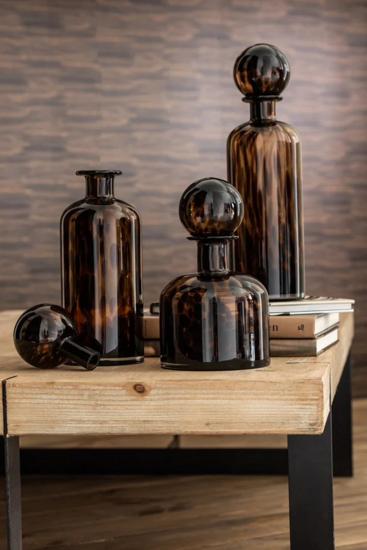 Decoratie Kessas Glas Bruin - Afbeelding 2