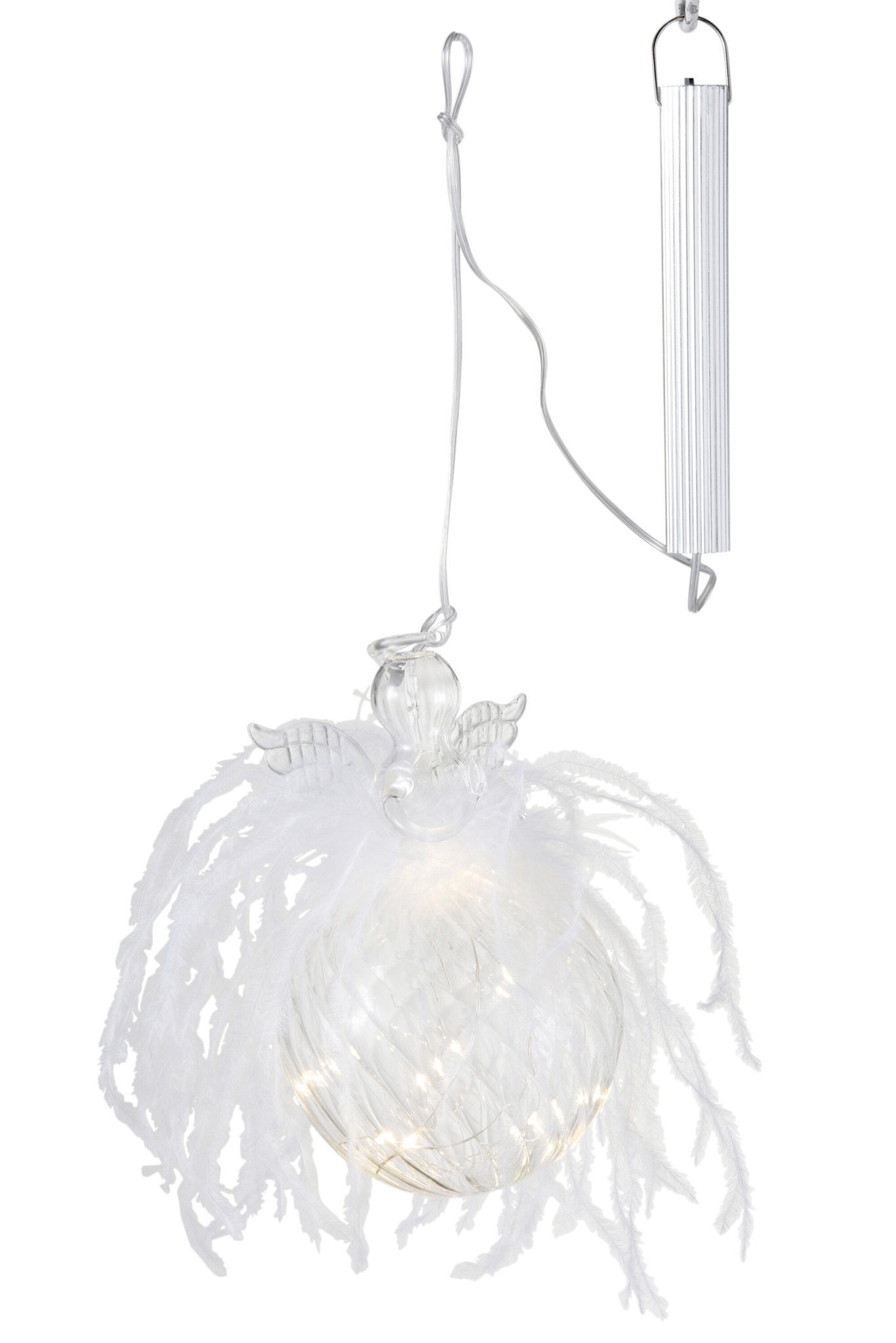 Kerstballen Diebos Glas Transparant - Afbeelding 2