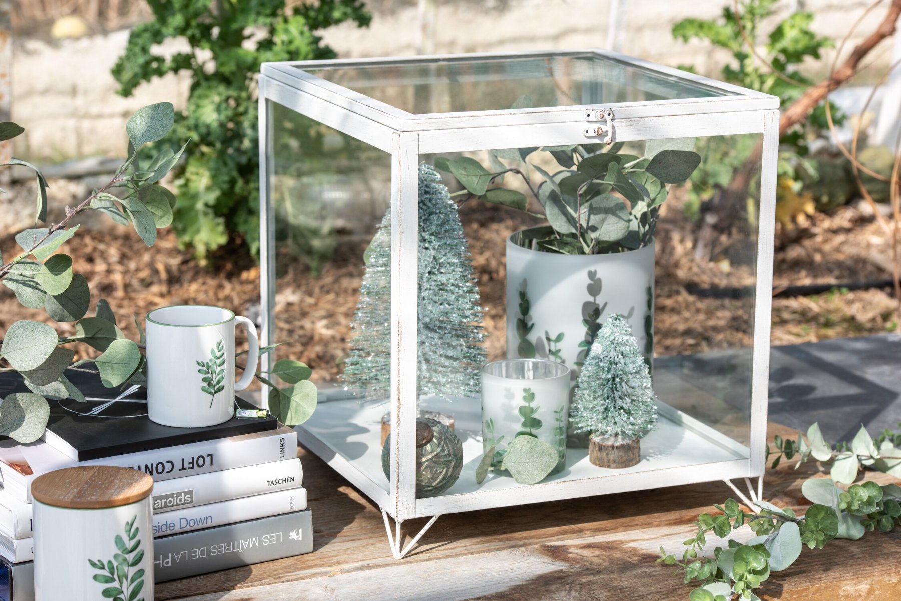 Kerstboom Merond Kunststof Groen H15 cm - Afbeelding 2
