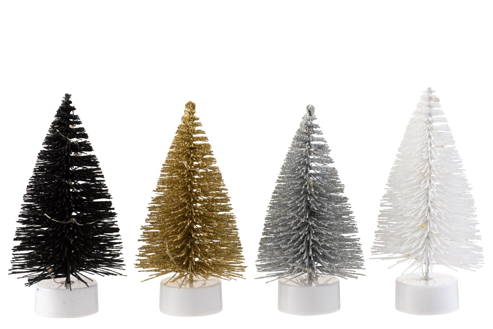 Kerstboom Stillona Kunststof Zilver H13 cm - Afbeelding 2