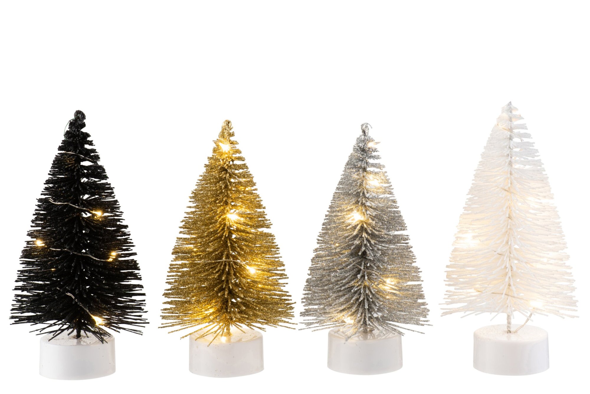 Kerstboom Stillona Kunststof Zilver H13 cm - Afbeelding 3