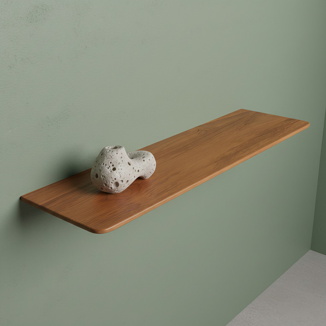 Wandplank Phoebe Teak - Afbeelding 6