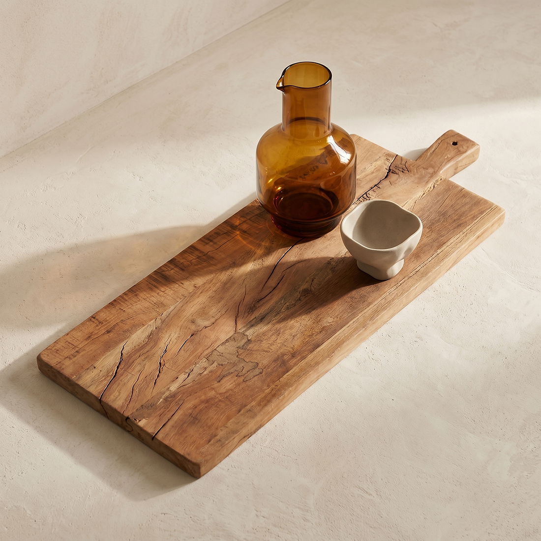 Serveerplank Sarnino Hout Bruin - Afbeelding 2