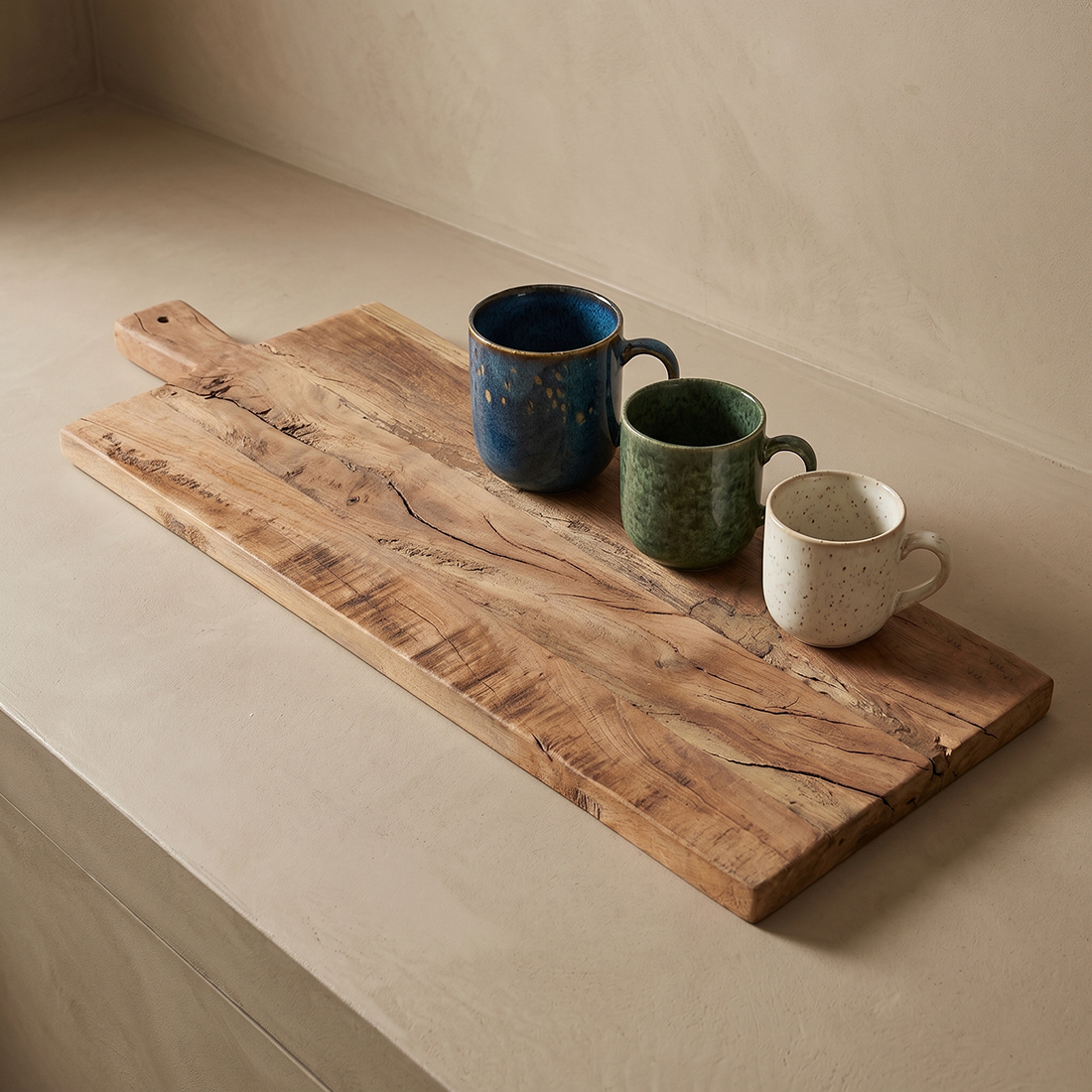Serveerplank Sarnino Hout Bruin - Afbeelding 4