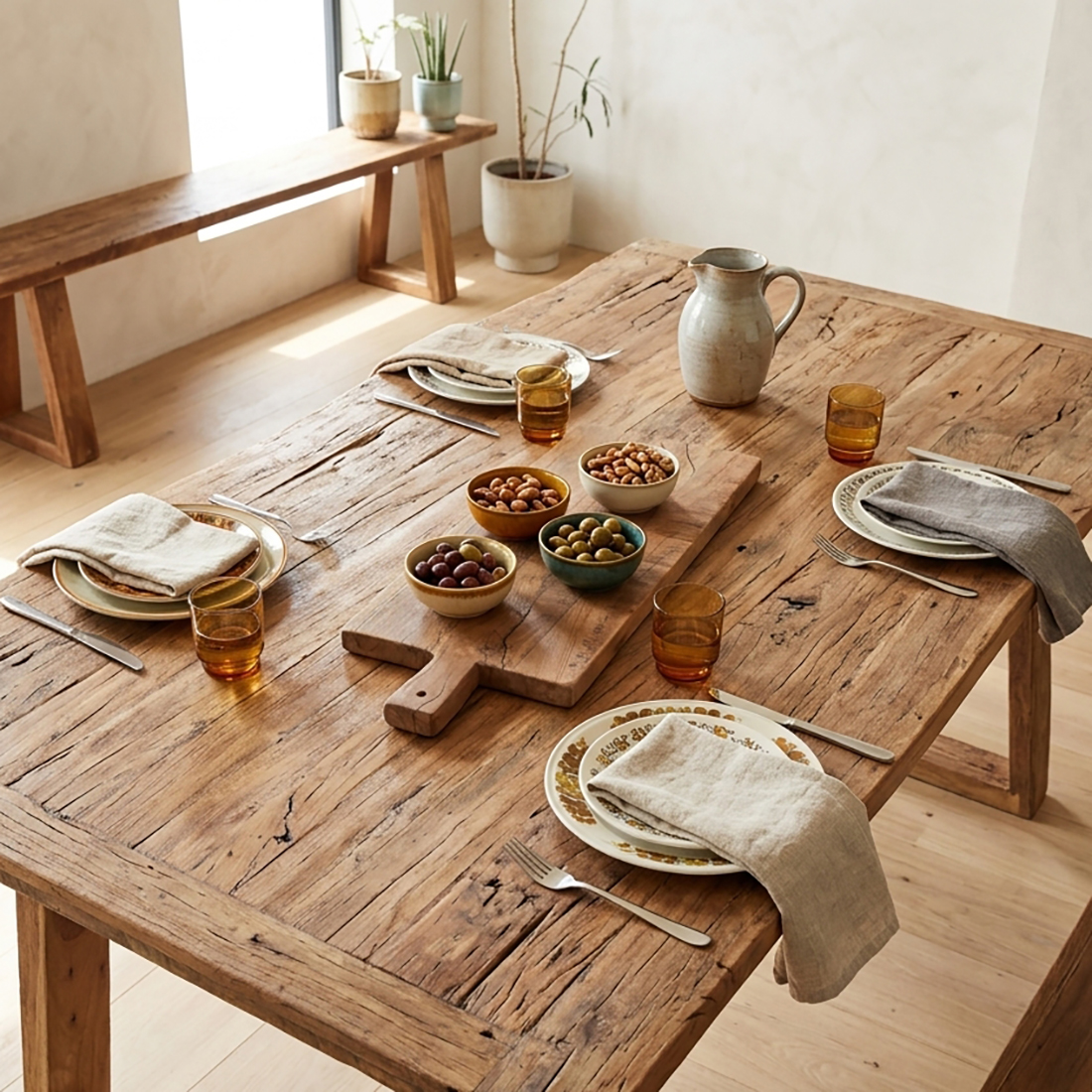 Serveerplank Sarnino Hout Bruin - Afbeelding 8