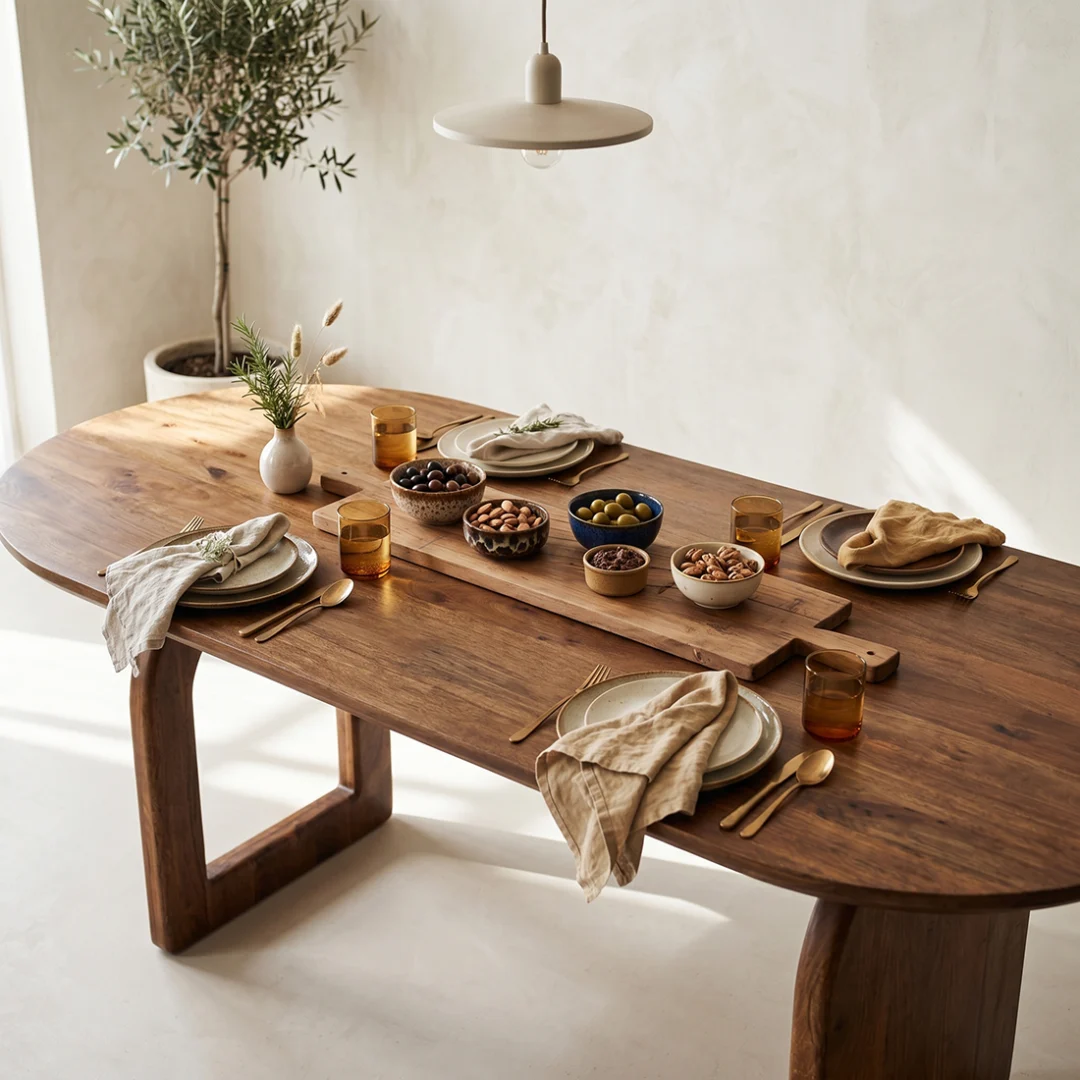 Serveerplank Stockholm Hout Bruin - Afbeelding 4