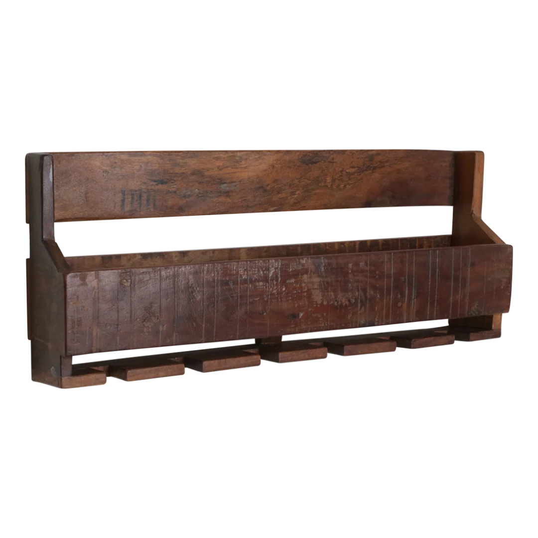 Wijnrek Braulvia Hout Bruin - Afbeelding 2