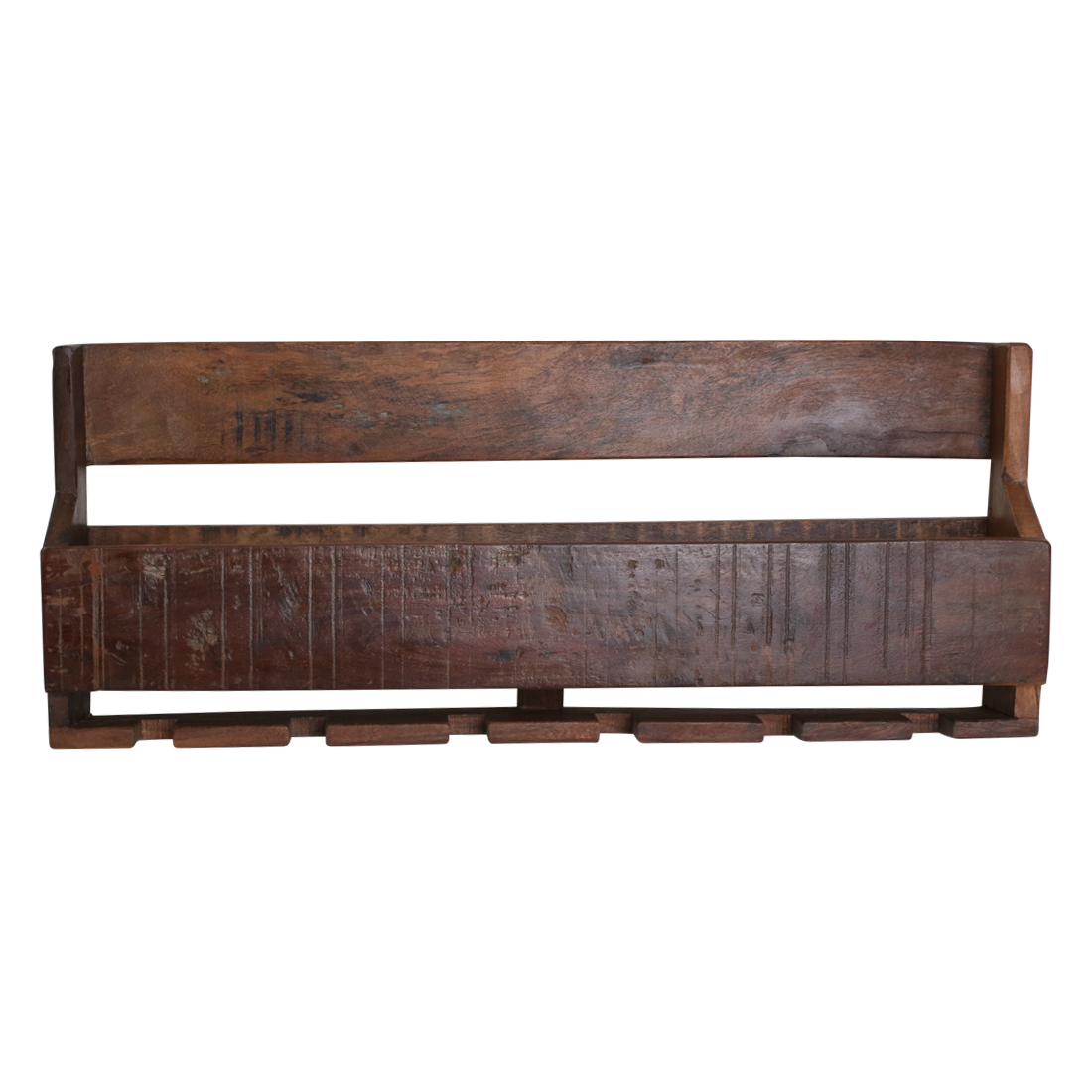 Wijnrek Braulvia Hout Bruin - Afbeelding 3