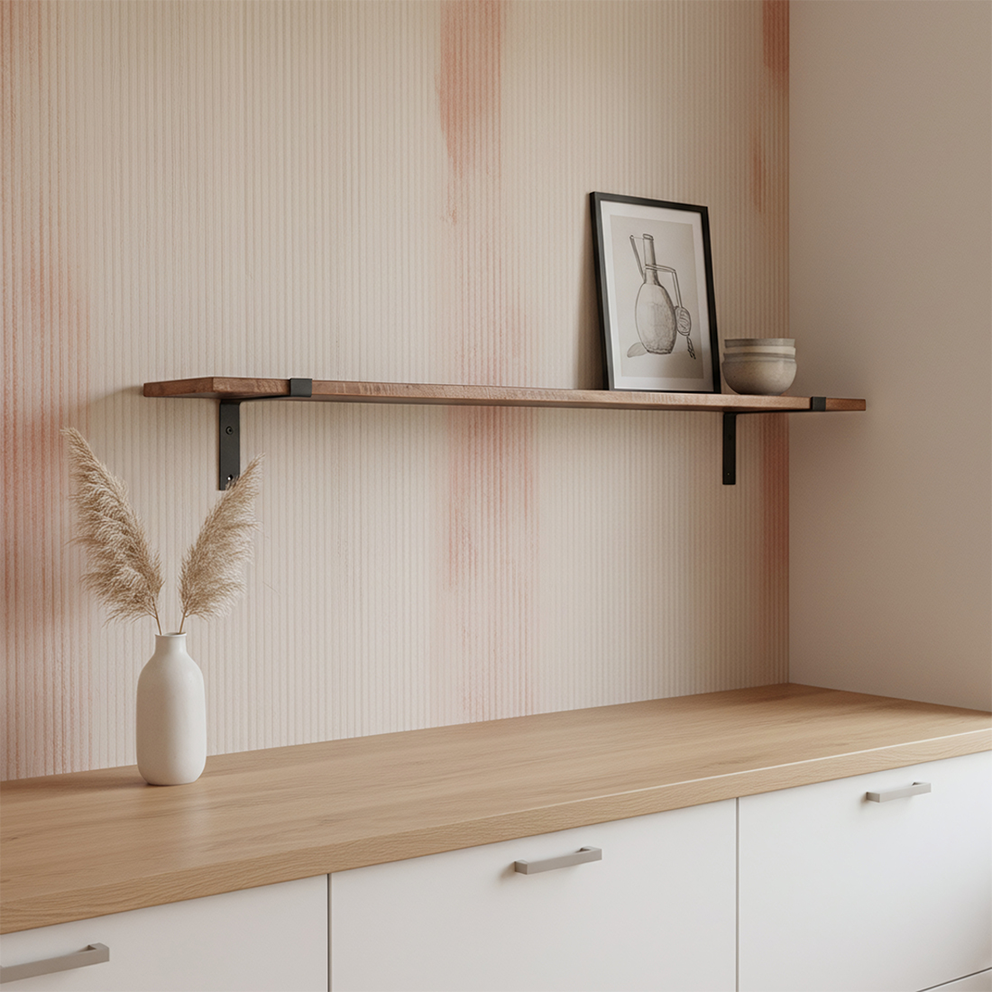 Wandplank Tuskora Hout - Afbeelding 4