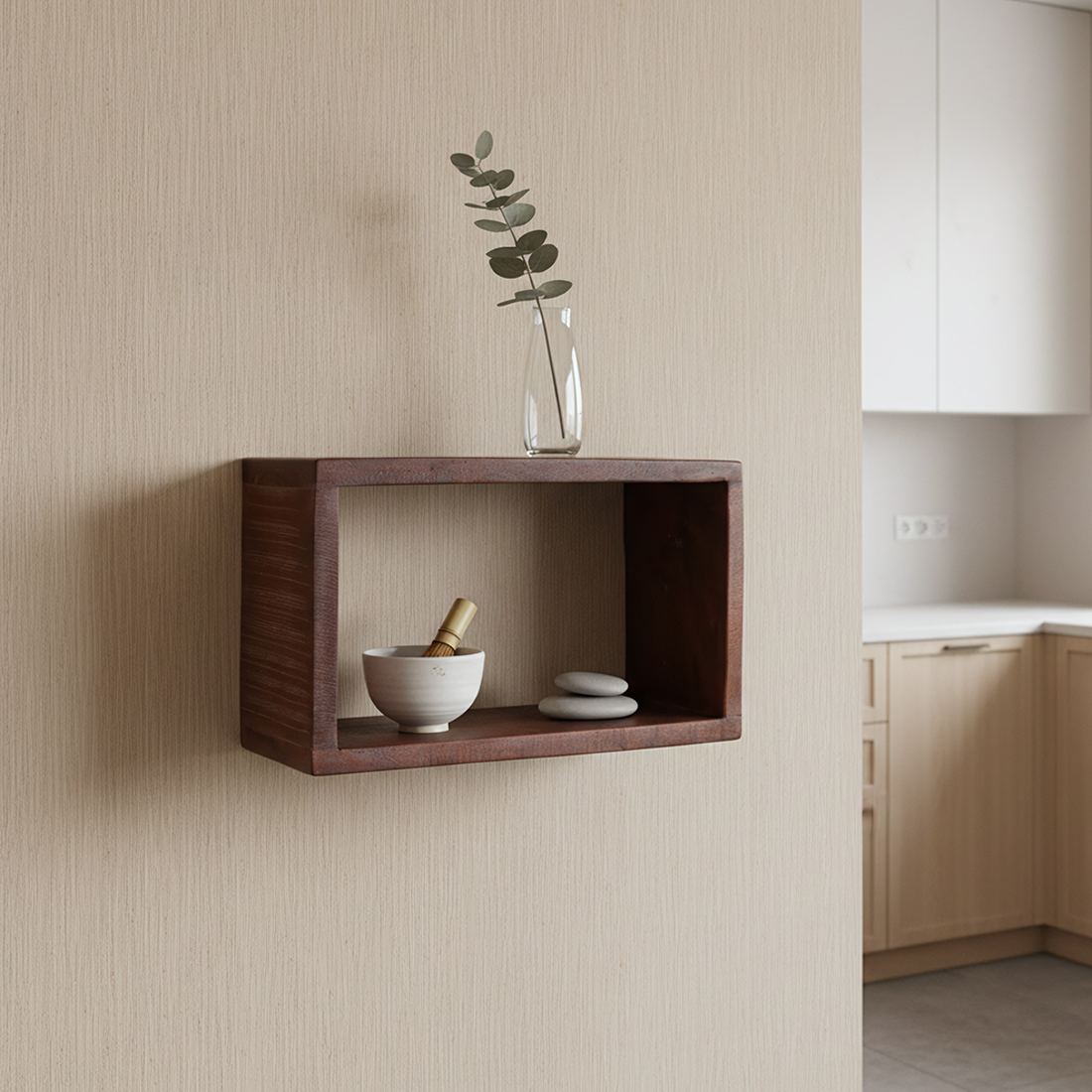 Wandplank Vooltino Hout 22 cm - Afbeelding 9