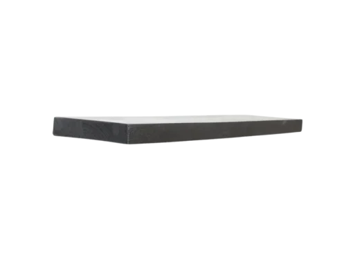 Wandplank Brootum Hout zwart gerecycled hout met zwevende look en strakke afwerking