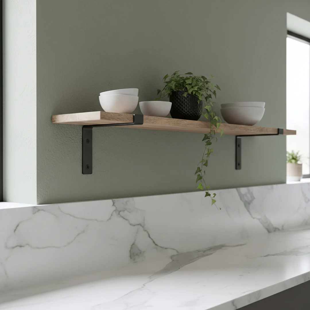 Wandplank Rieskan Mangohout 80 cm - Afbeelding 3