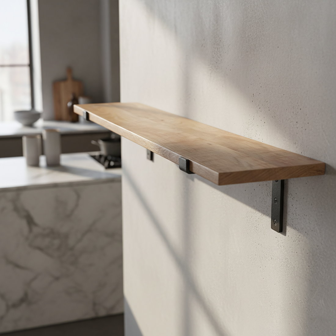Wandplank Rieskan Mangohout 80 cm - Afbeelding 6