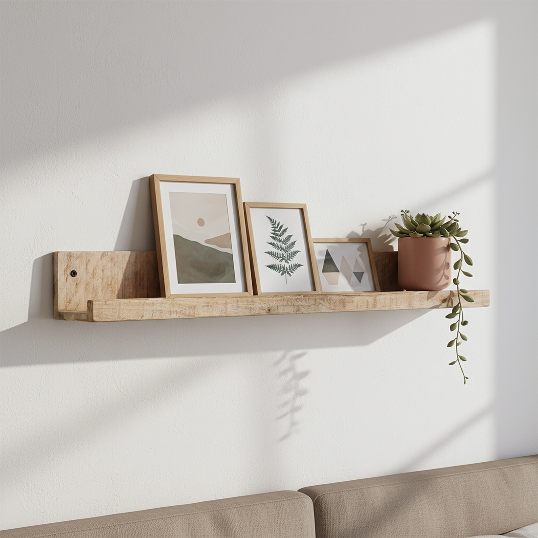 Wandplank Hudella Mangohout - Afbeelding 4