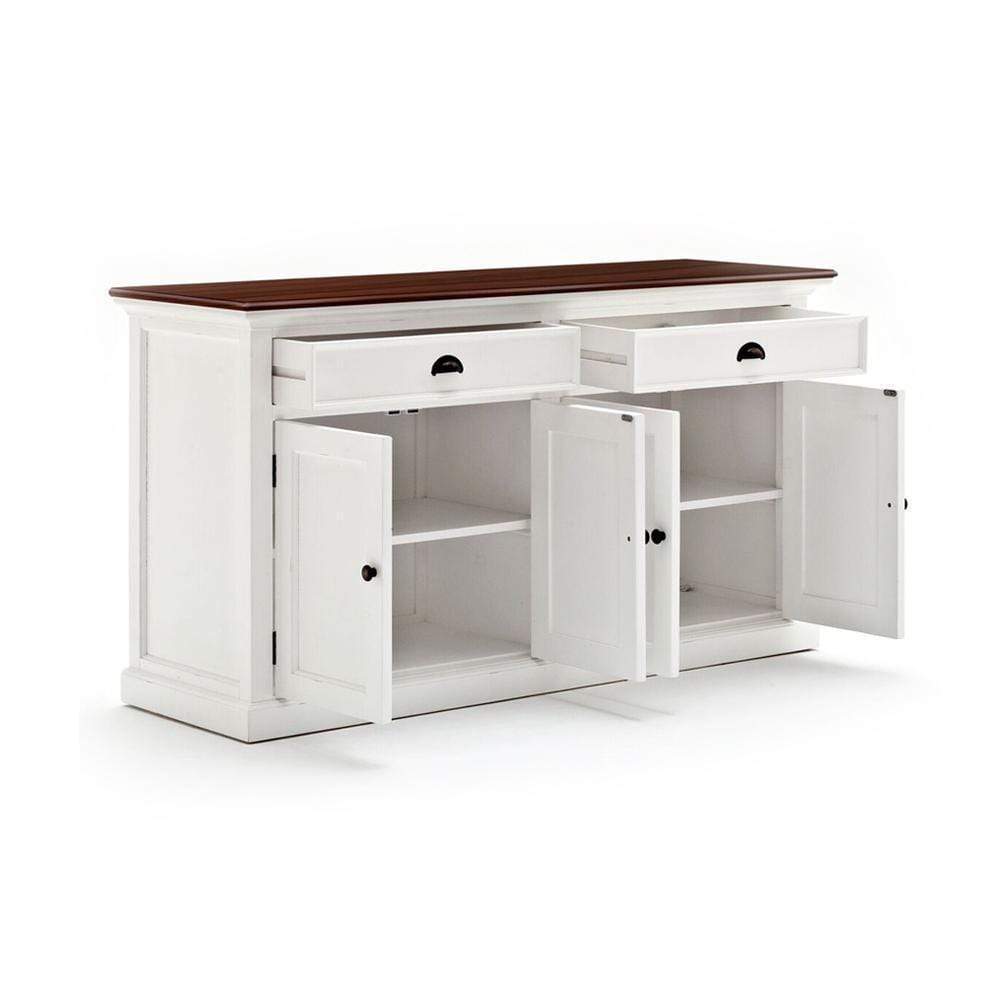 Dressoir Hubos Wit 145 cm - Afbeelding 4
