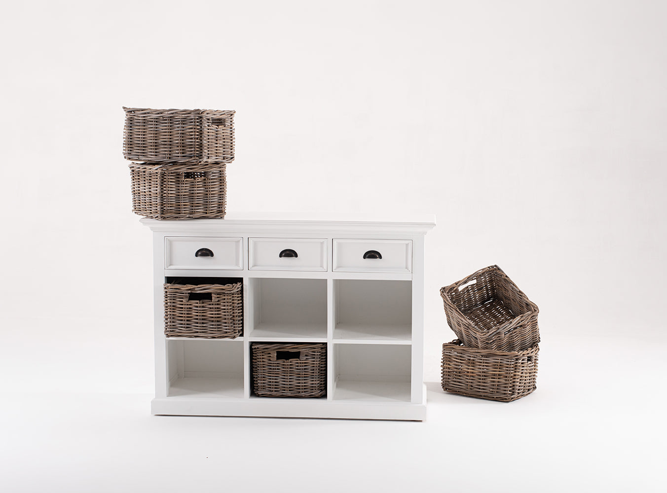Dressoir Hostena Wit 125 cm - Afbeelding 14