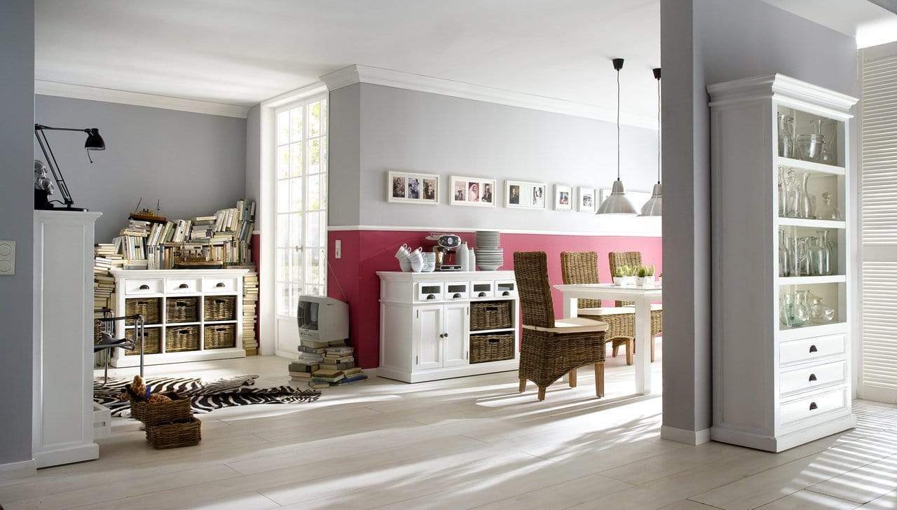 Dressoir Hostena Wit 125 cm - Afbeelding 4