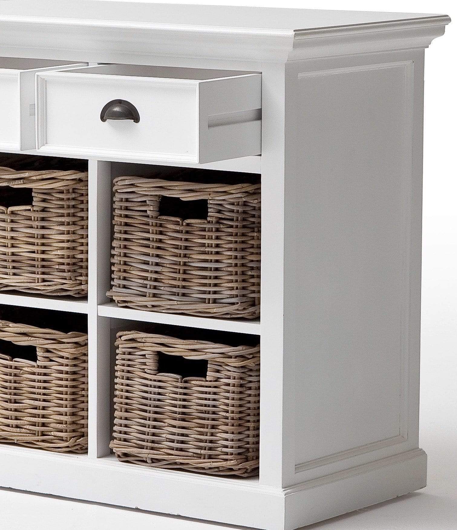 Dressoir Hostena Wit 125 cm - Afbeelding 9