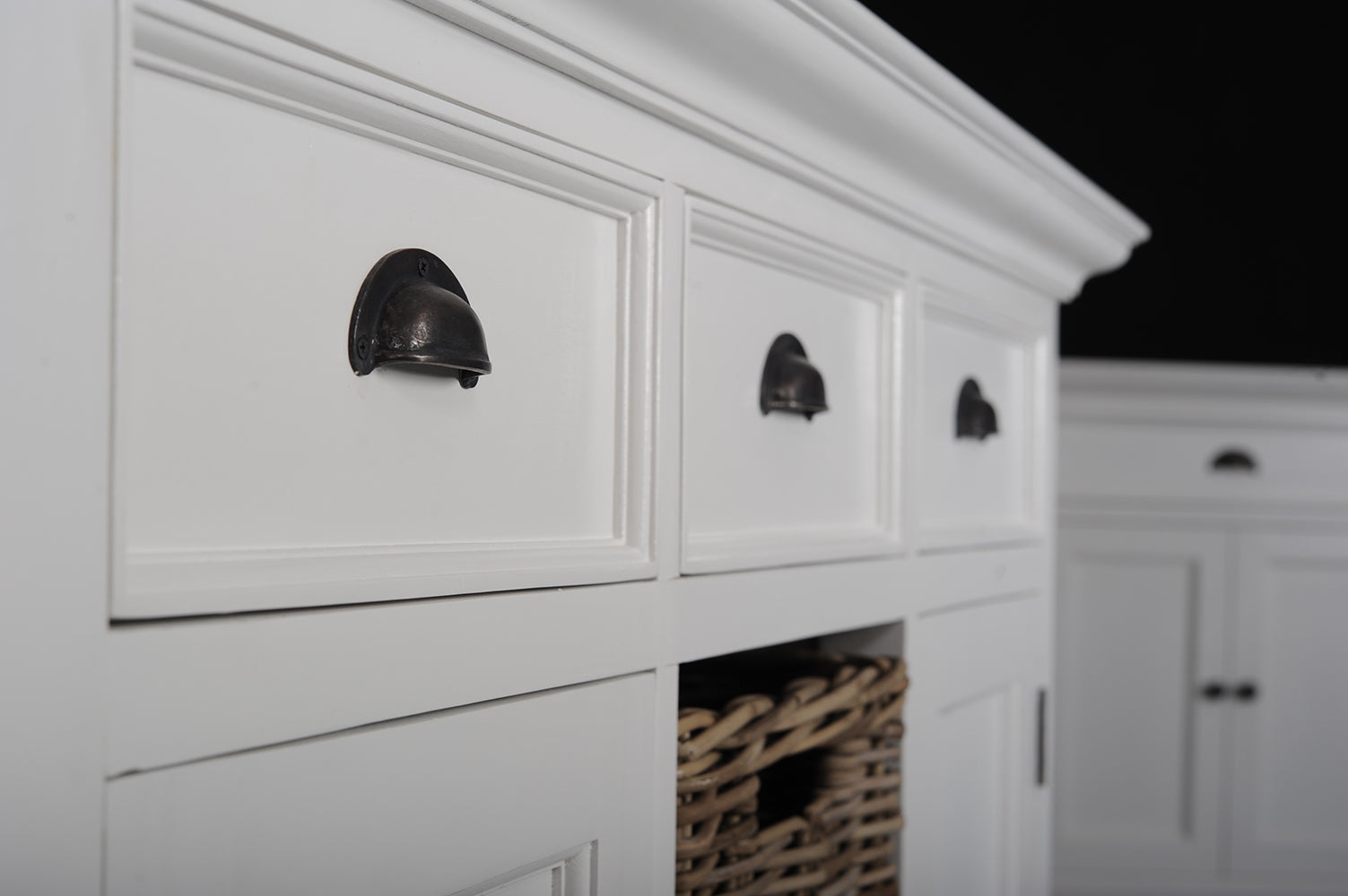 Dressoir Sleelvira Wit 125 cm - Afbeelding 17