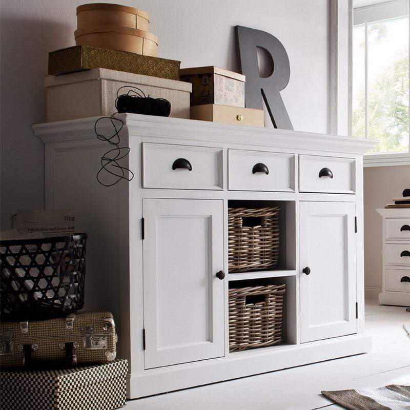 Dressoir Sleelvira Wit 125 cm - Afbeelding 3