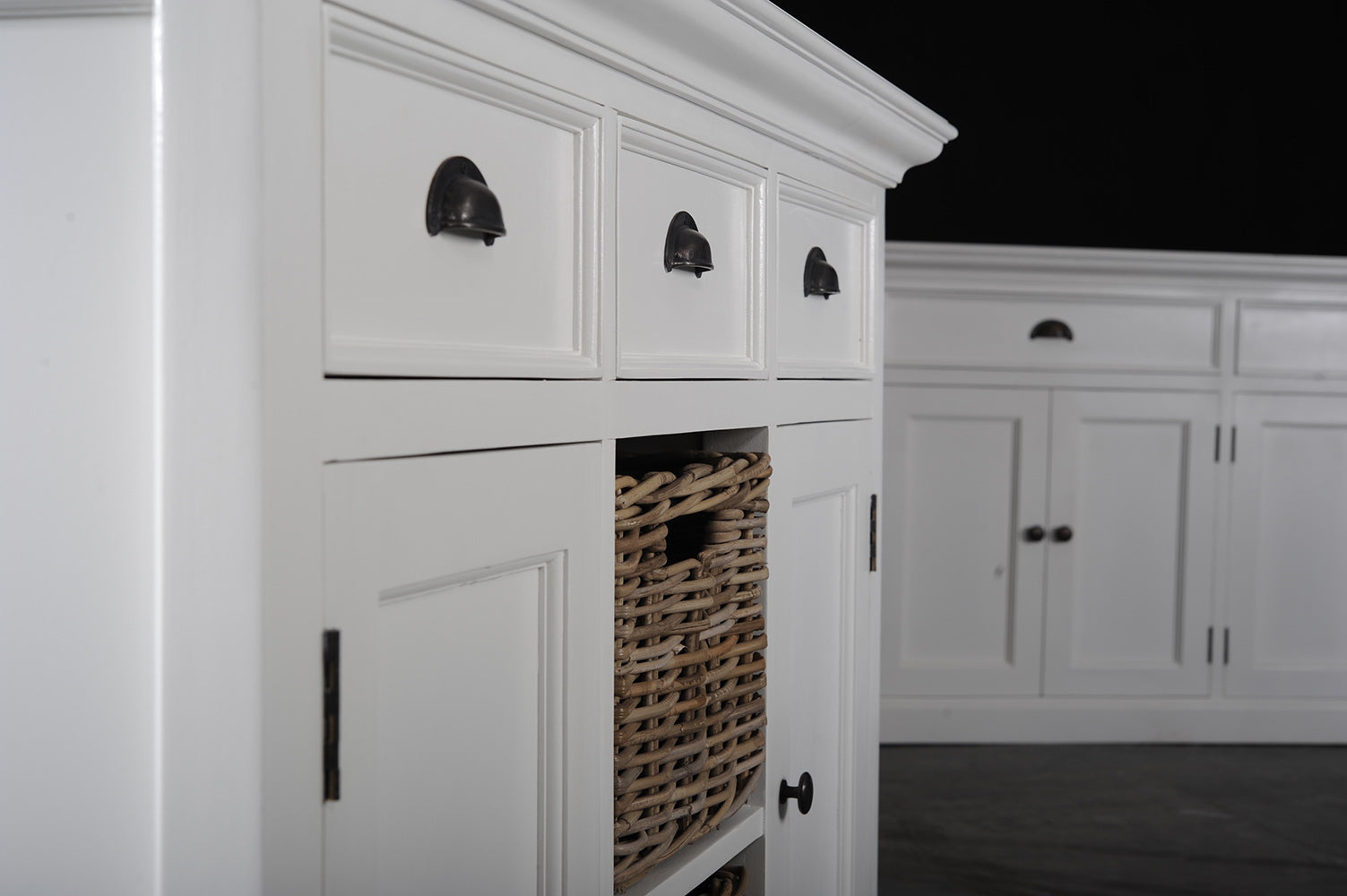 Dressoir Sleelvira Wit 125 cm - Afbeelding 23