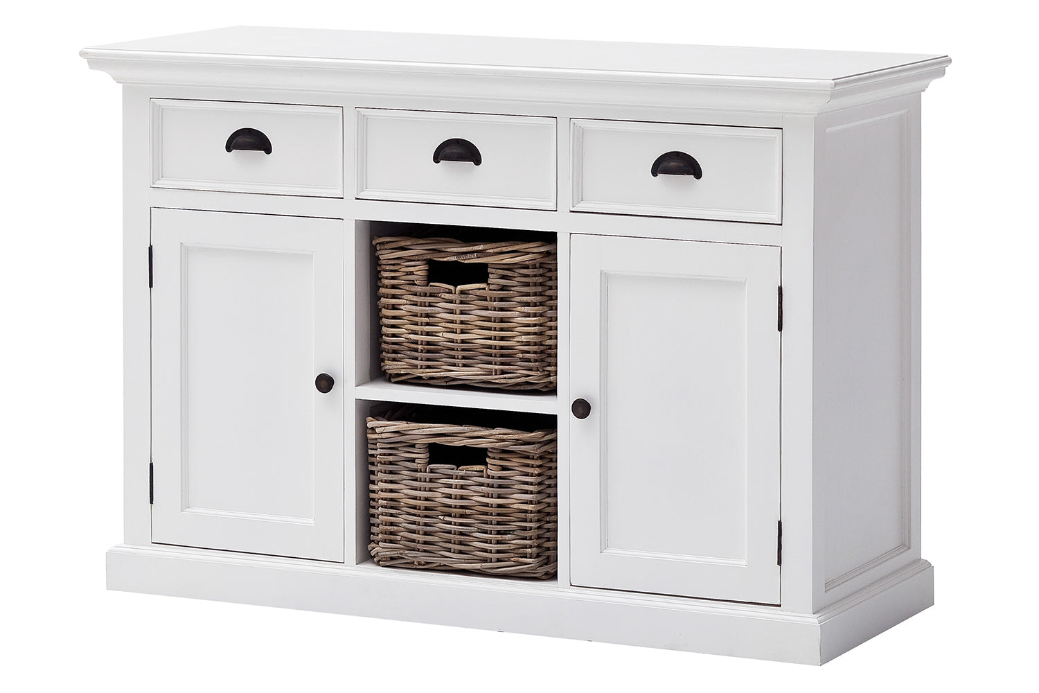 Dressoir Sleelvira Wit 125 cm - Afbeelding 30