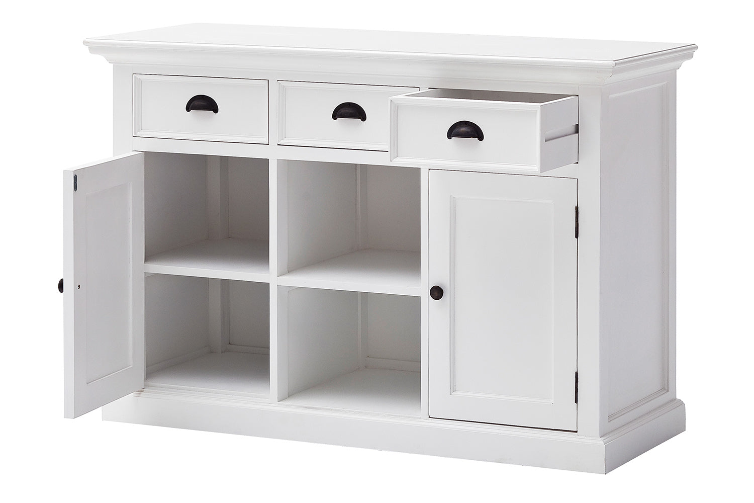 Dressoir Sleelvira Wit 125 cm - Afbeelding 32