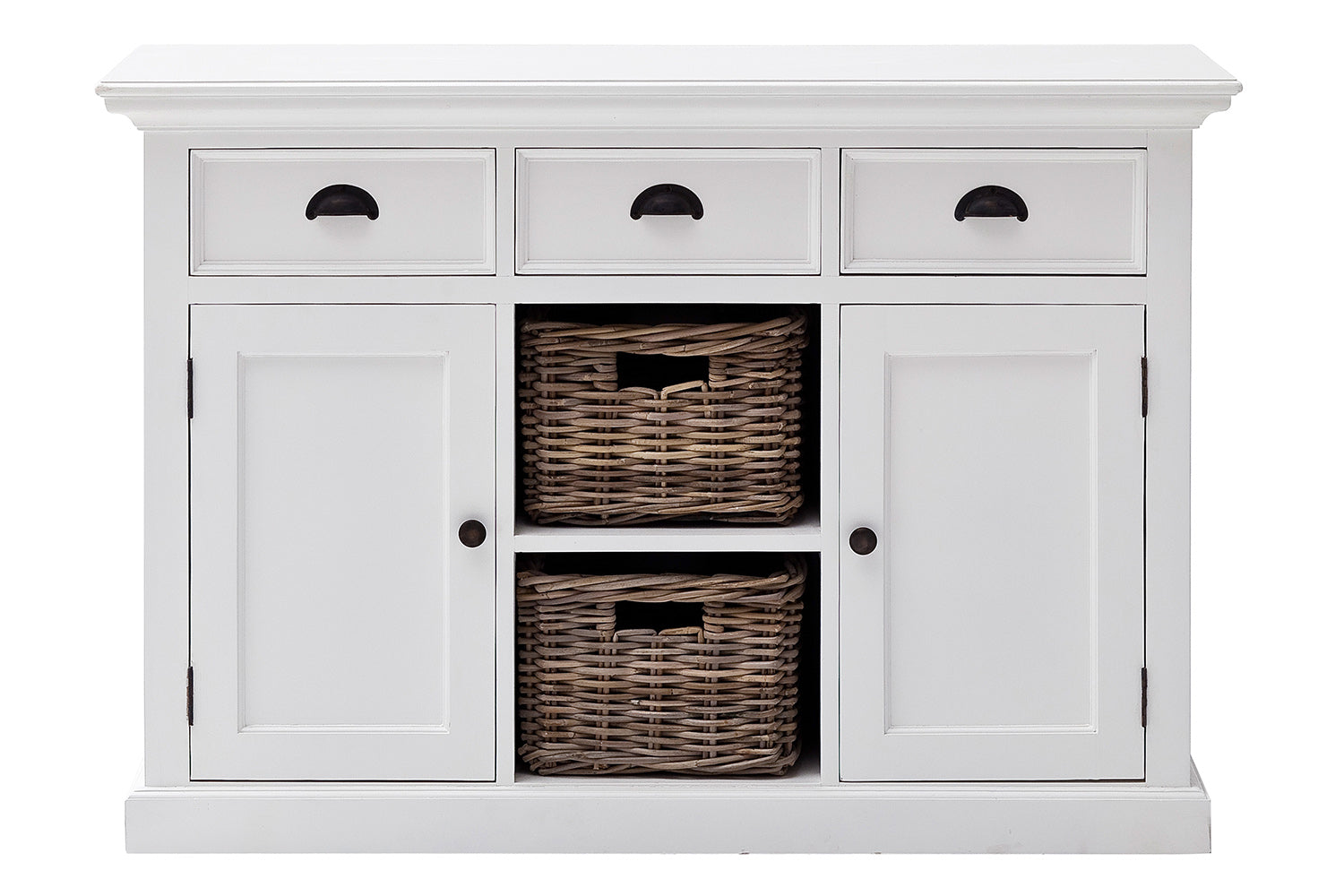 Dressoir Sleelvira Wit 125 cm - Afbeelding 37