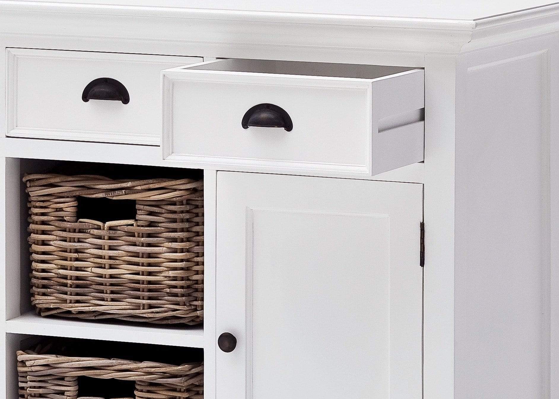 Dressoir Sleelvira Wit 125 cm - Afbeelding 7