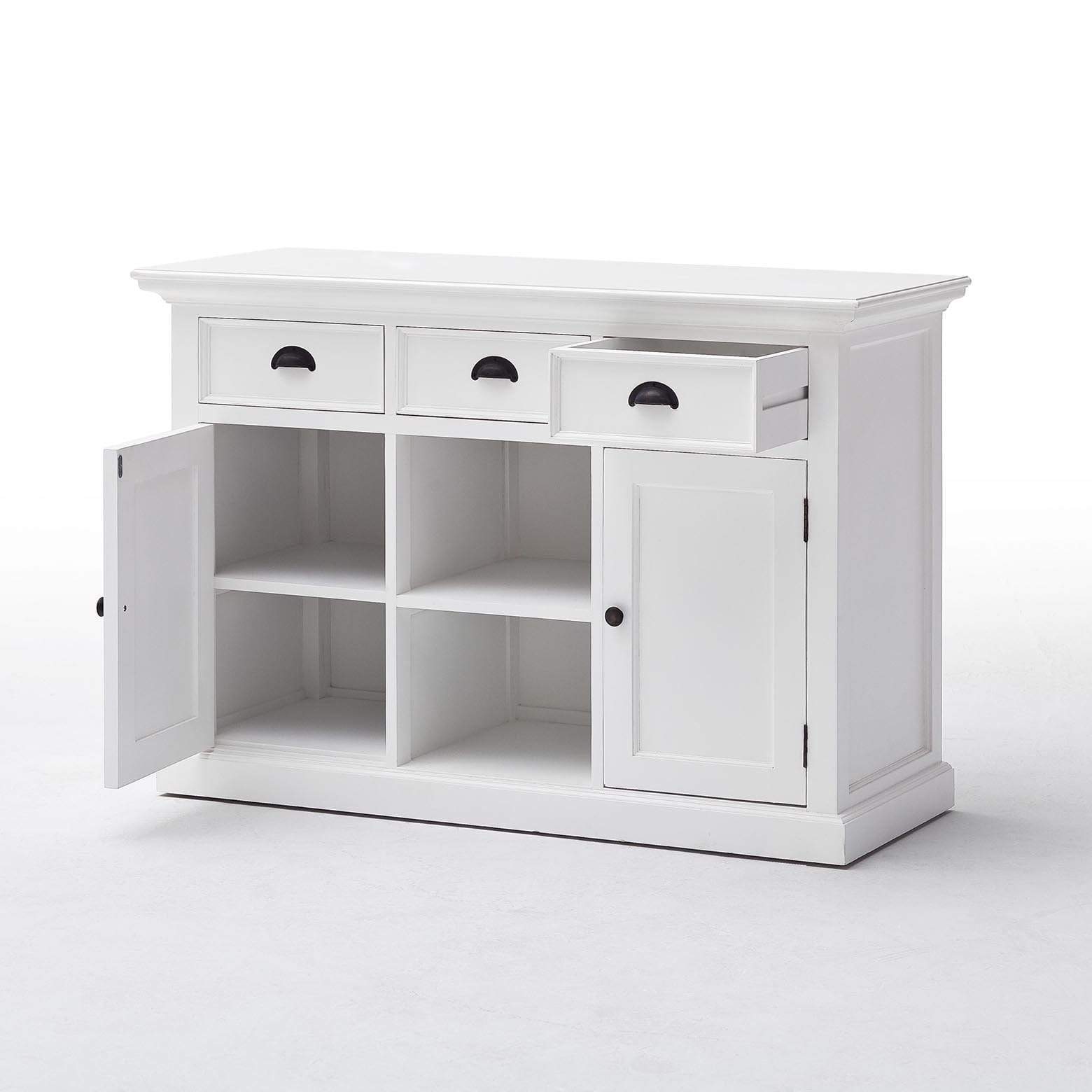 Dressoir Sleelvira Wit 125 cm - Afbeelding 8