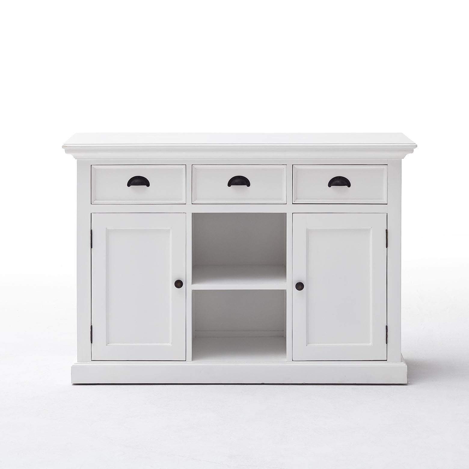Dressoir Sleelvira Wit 125 cm - Afbeelding 9