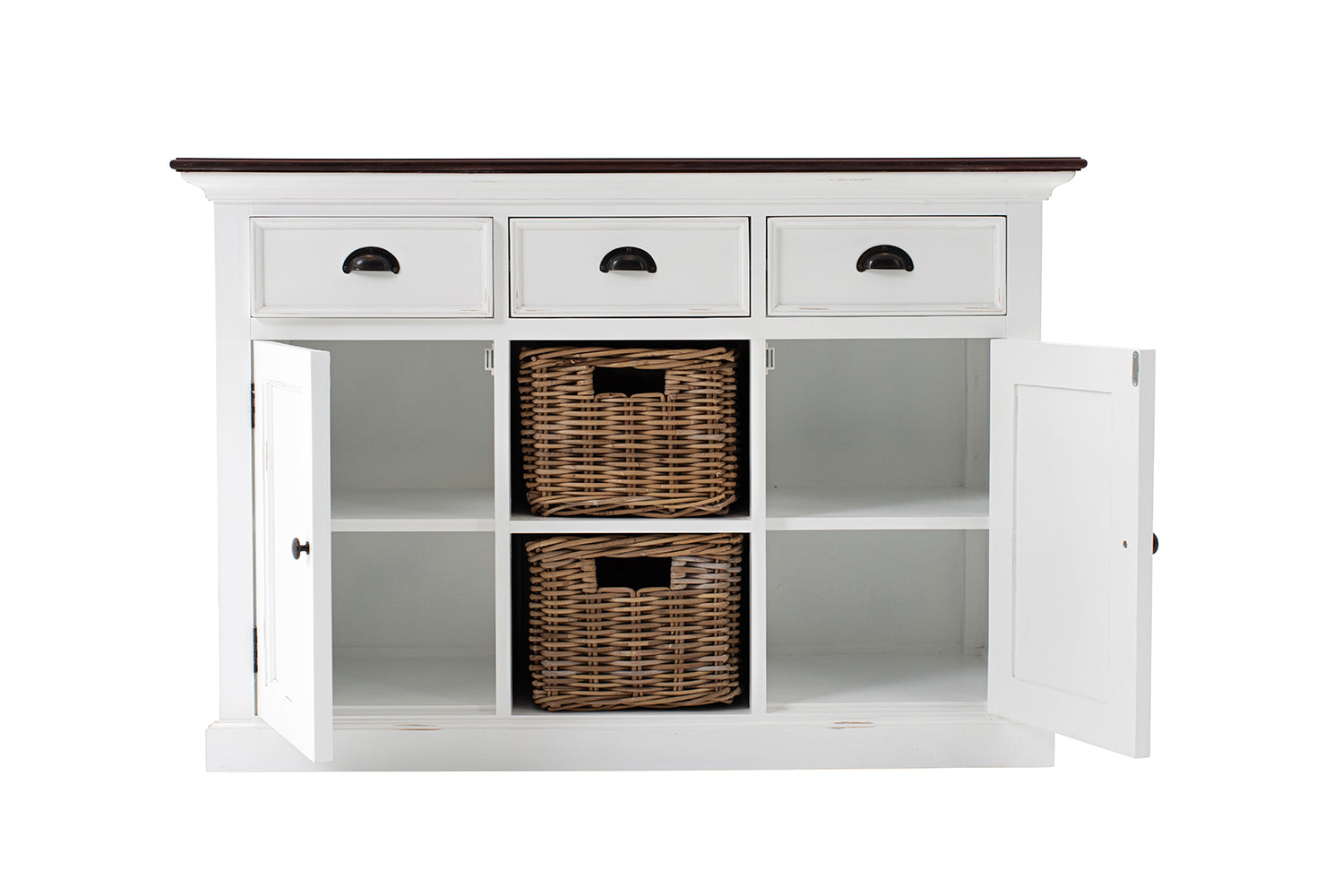 Buffetkast Doresta Wit 125 cm - Afbeelding 6