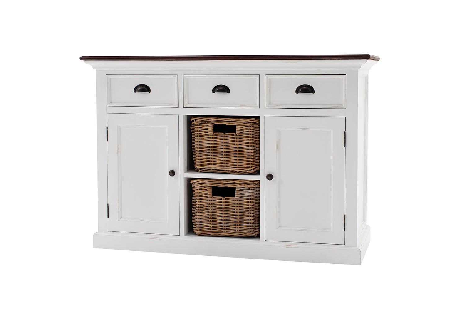 Buffetkast Doresta Wit 125 cm - Afbeelding 7