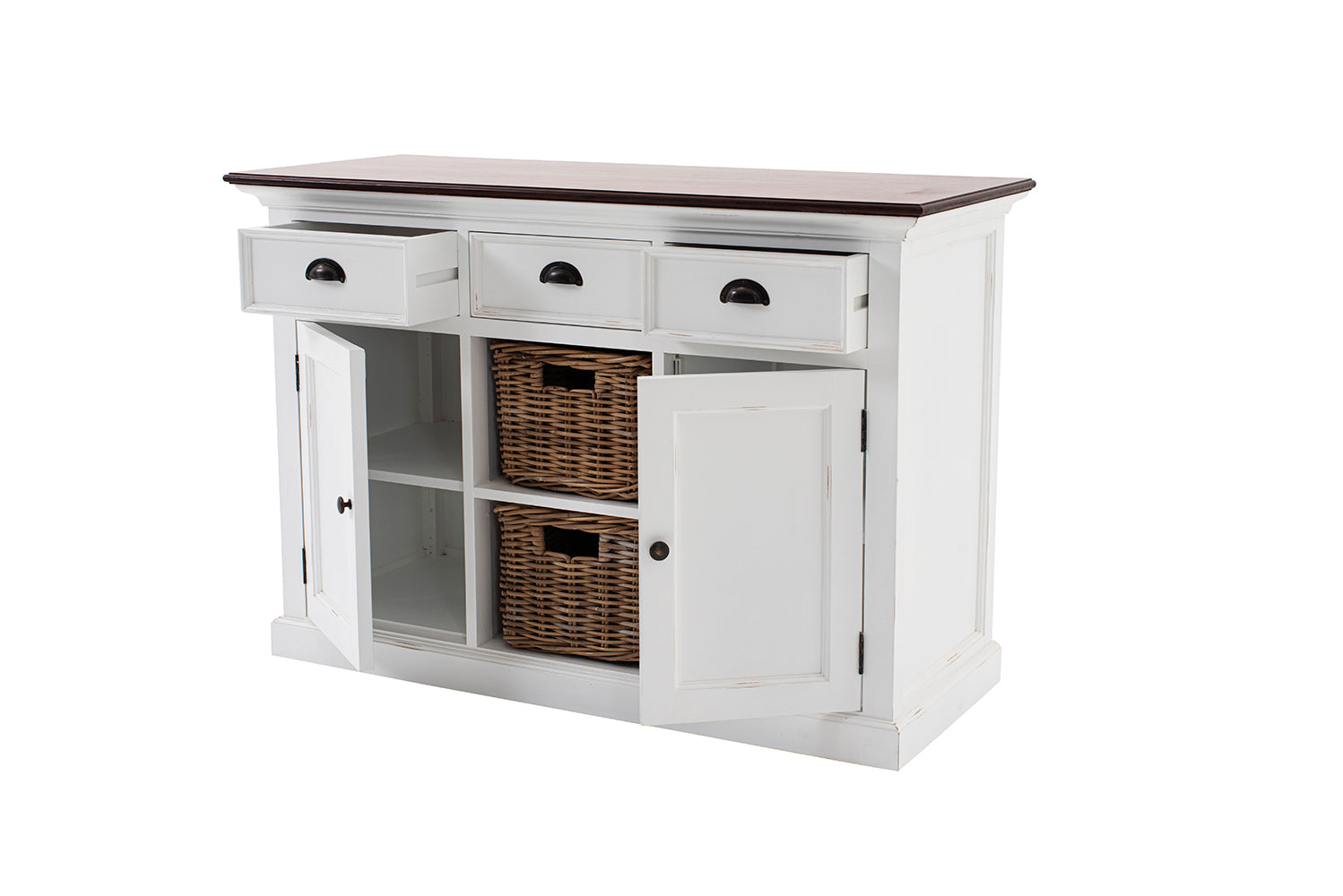 Buffetkast Doresta Wit 125 cm - Afbeelding 8