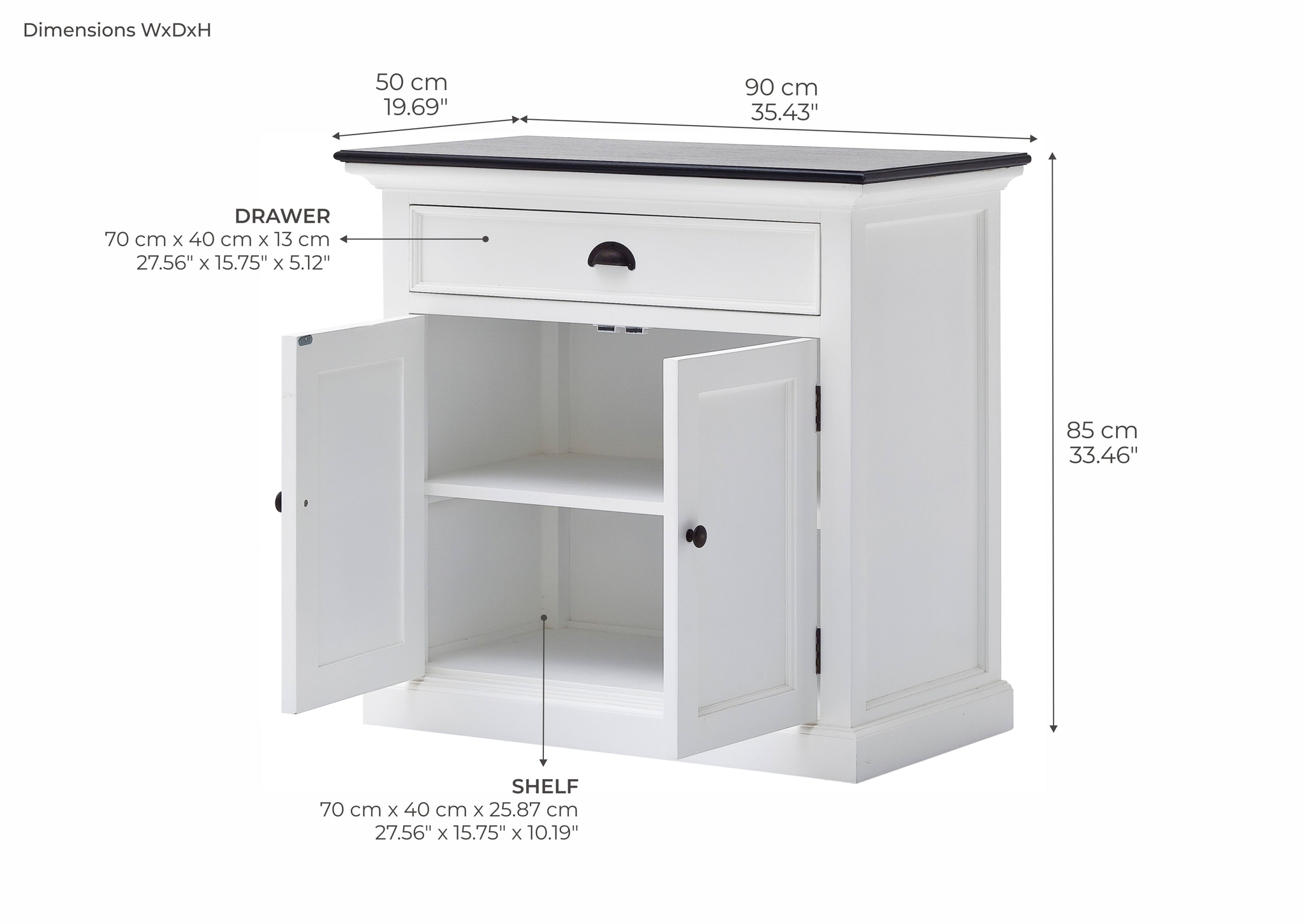 Dressoir Samos Wit - Afbeelding 7