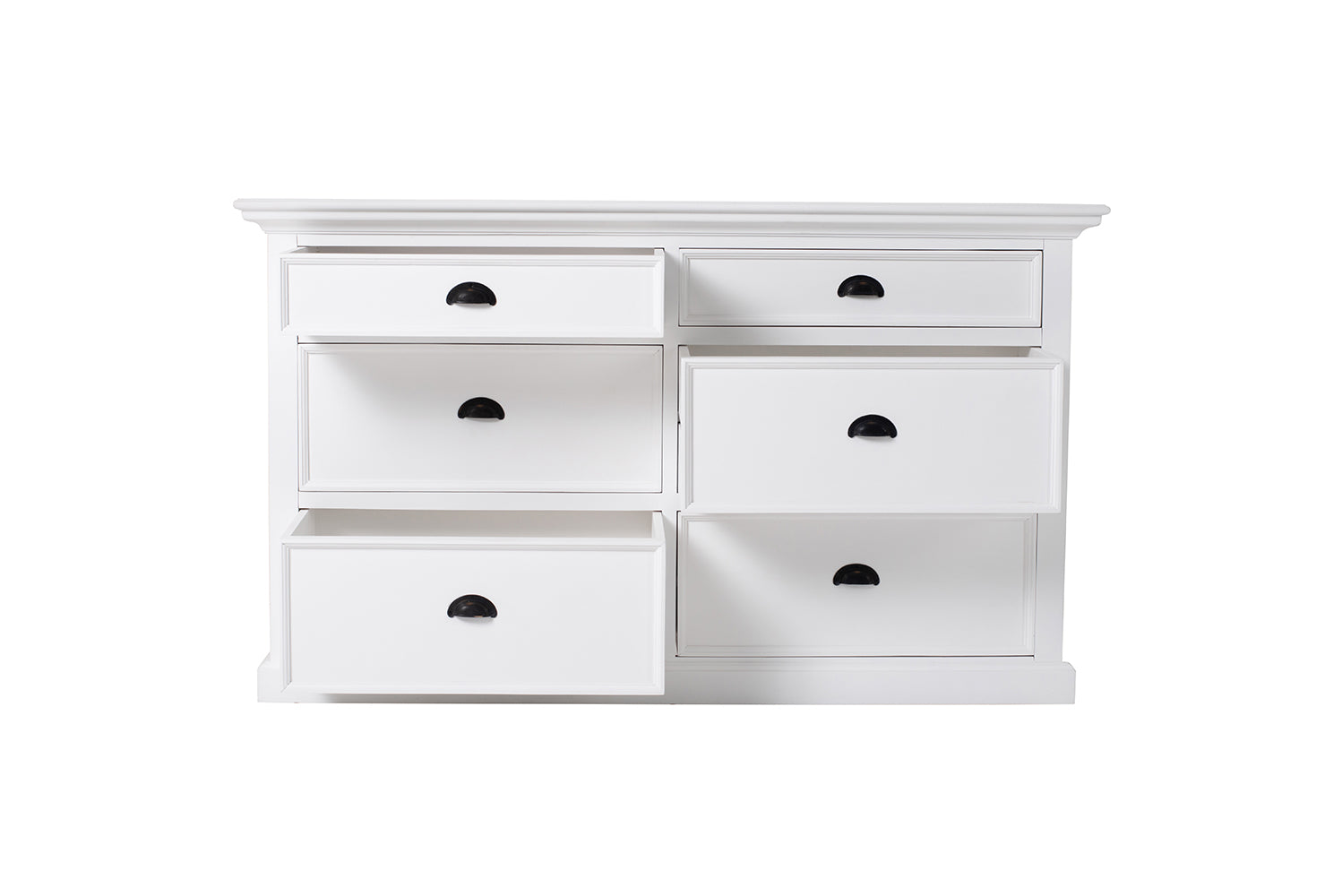 Ladekast Binonte Wit 145 cm - Afbeelding 14