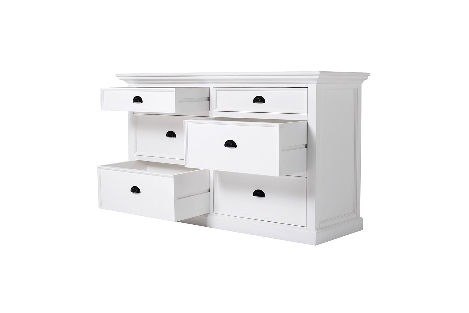 Ladekast Binonte Wit 145 cm - Afbeelding 16