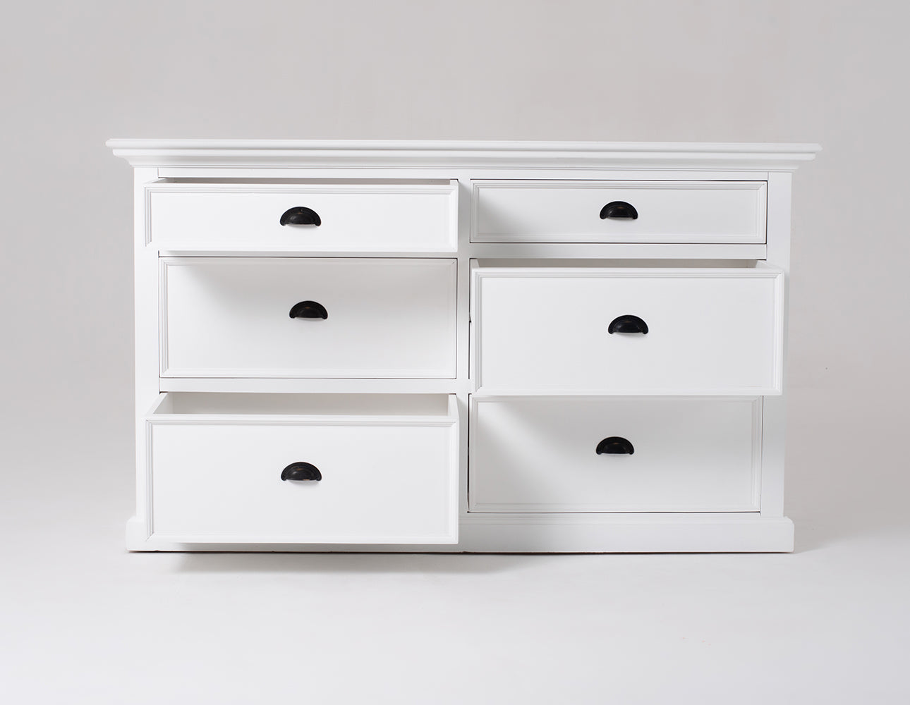 Ladekast Binonte Wit 145 cm - Afbeelding 20