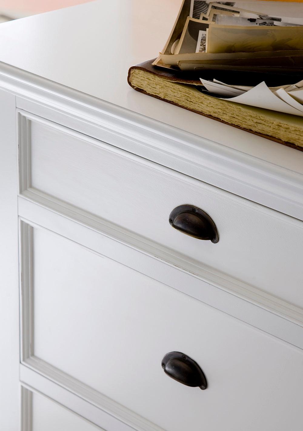 Ladekast Binonte Wit 145 cm - Afbeelding 6