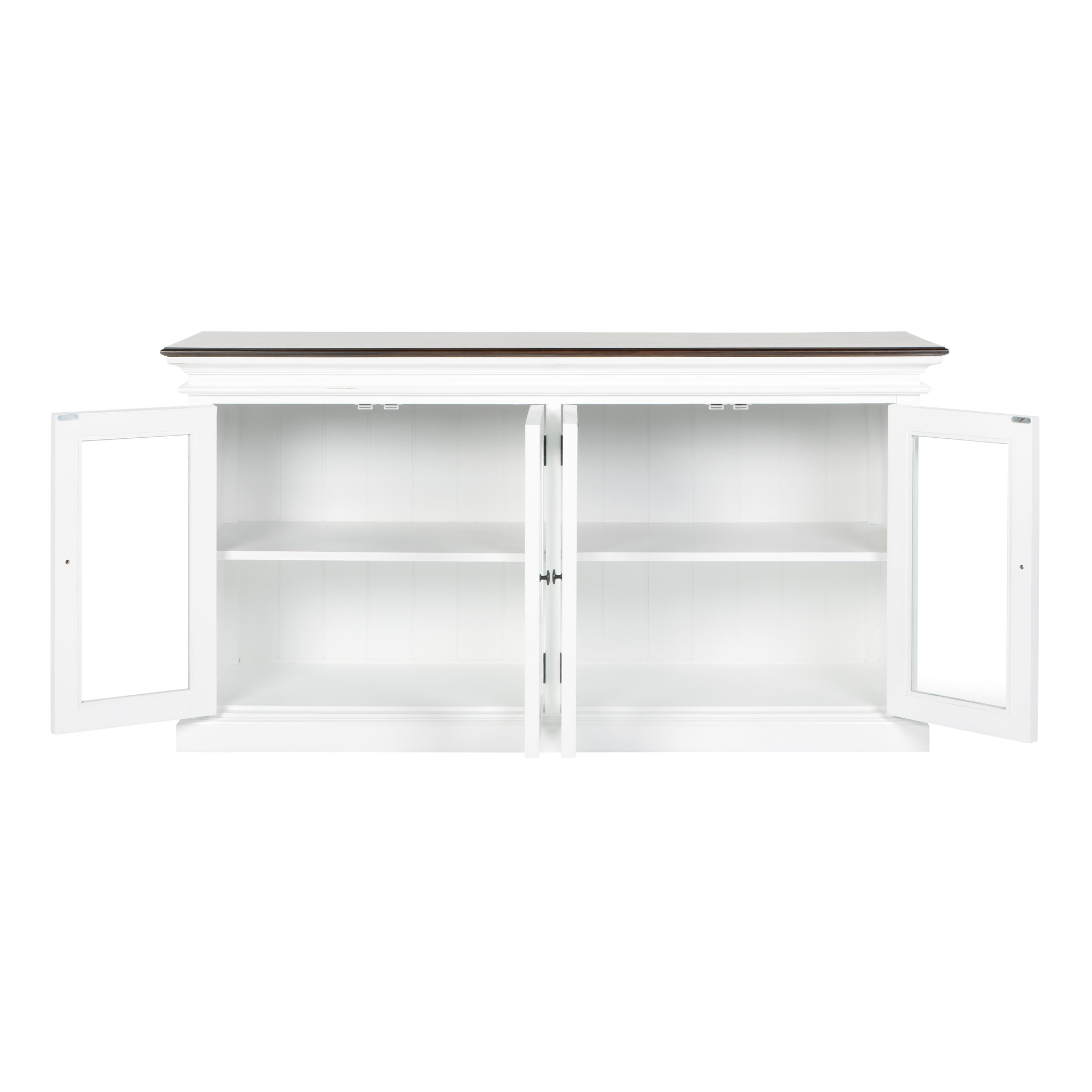 Vitrinekast Brekora Wit 163 cm - Afbeelding 4
