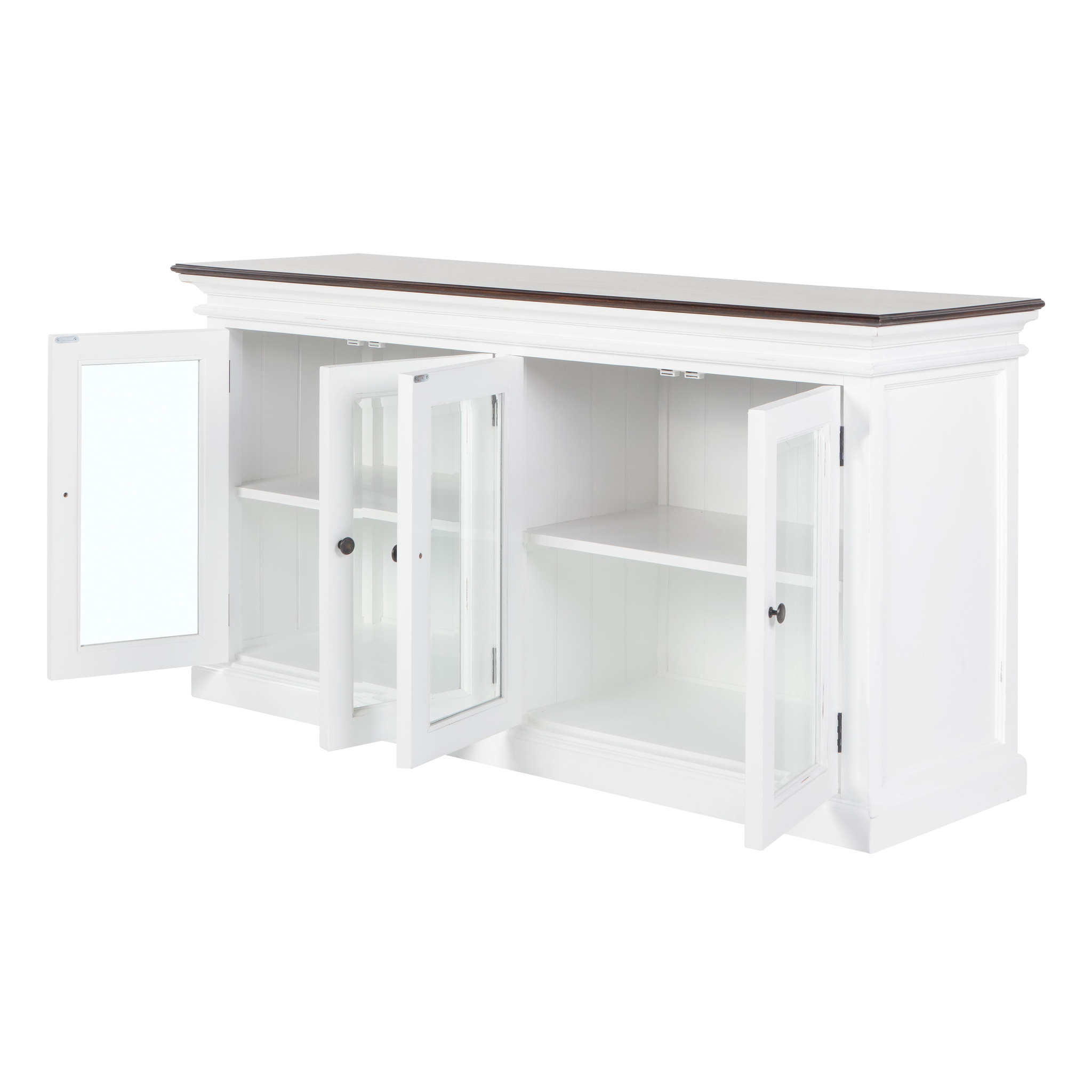Vitrinekast Brekora Wit 163 cm - Afbeelding 5