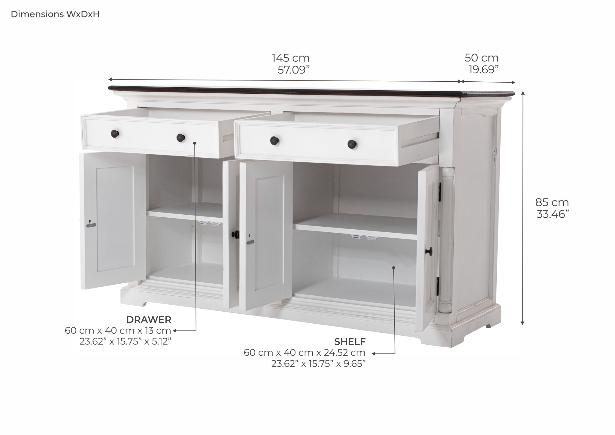 Accentbuffet Hiermol Wit - Afbeelding 24
