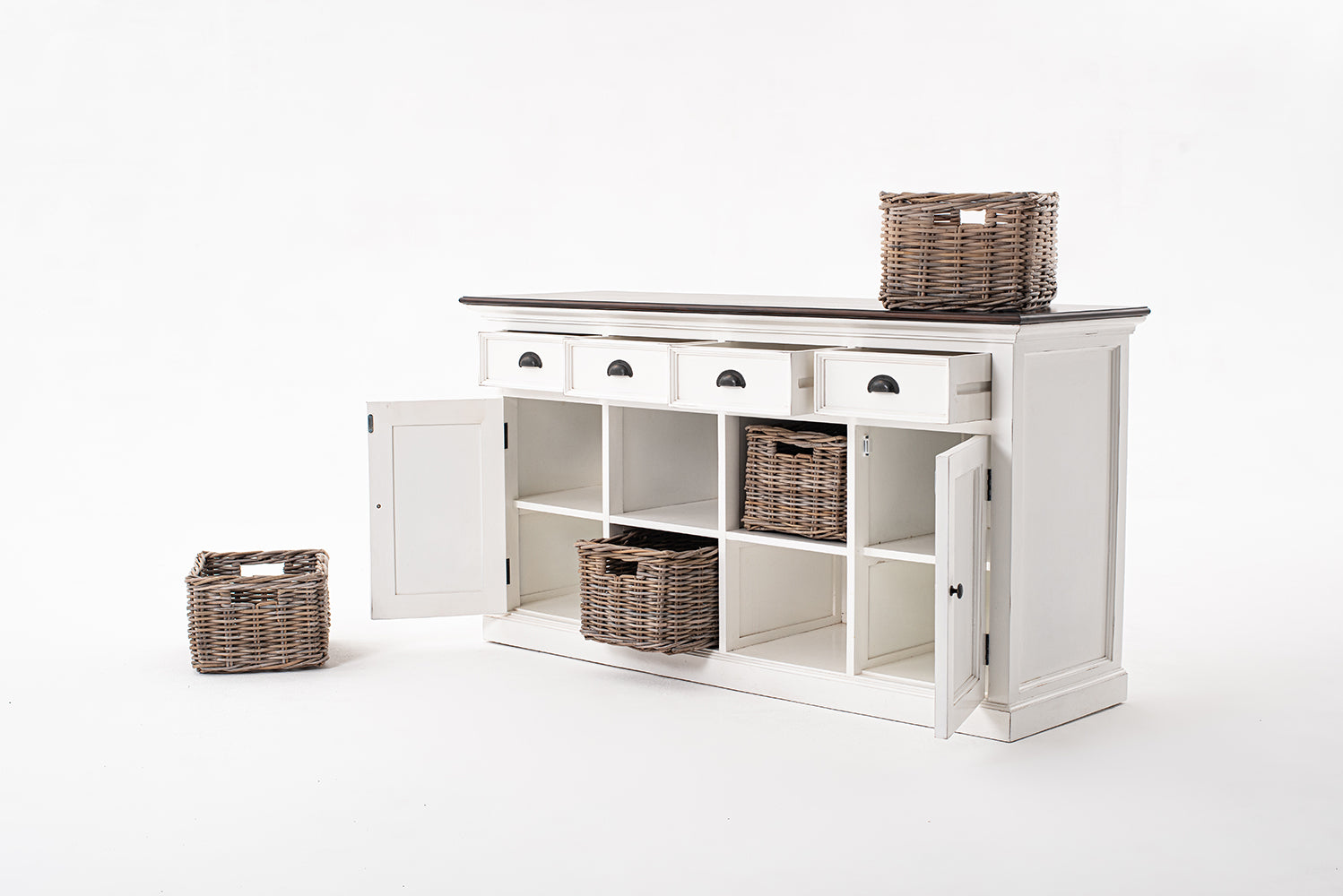 Mand Breedand MDF Wit - Afbeelding 5