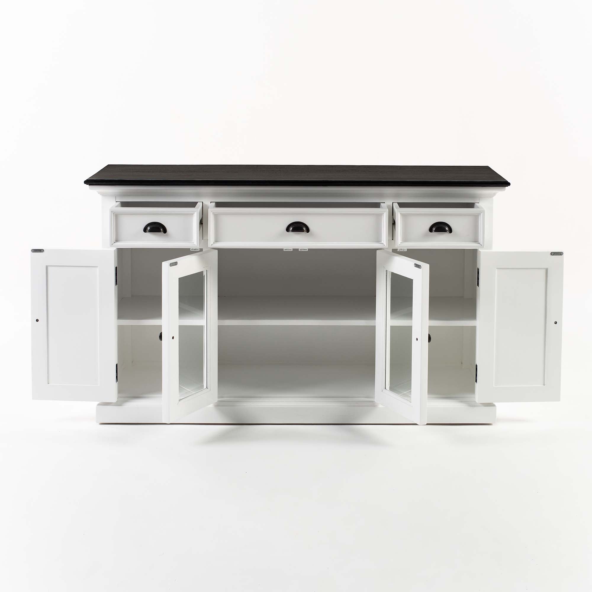 Ladekast Durdone Wit 145 cm - Afbeelding 4
