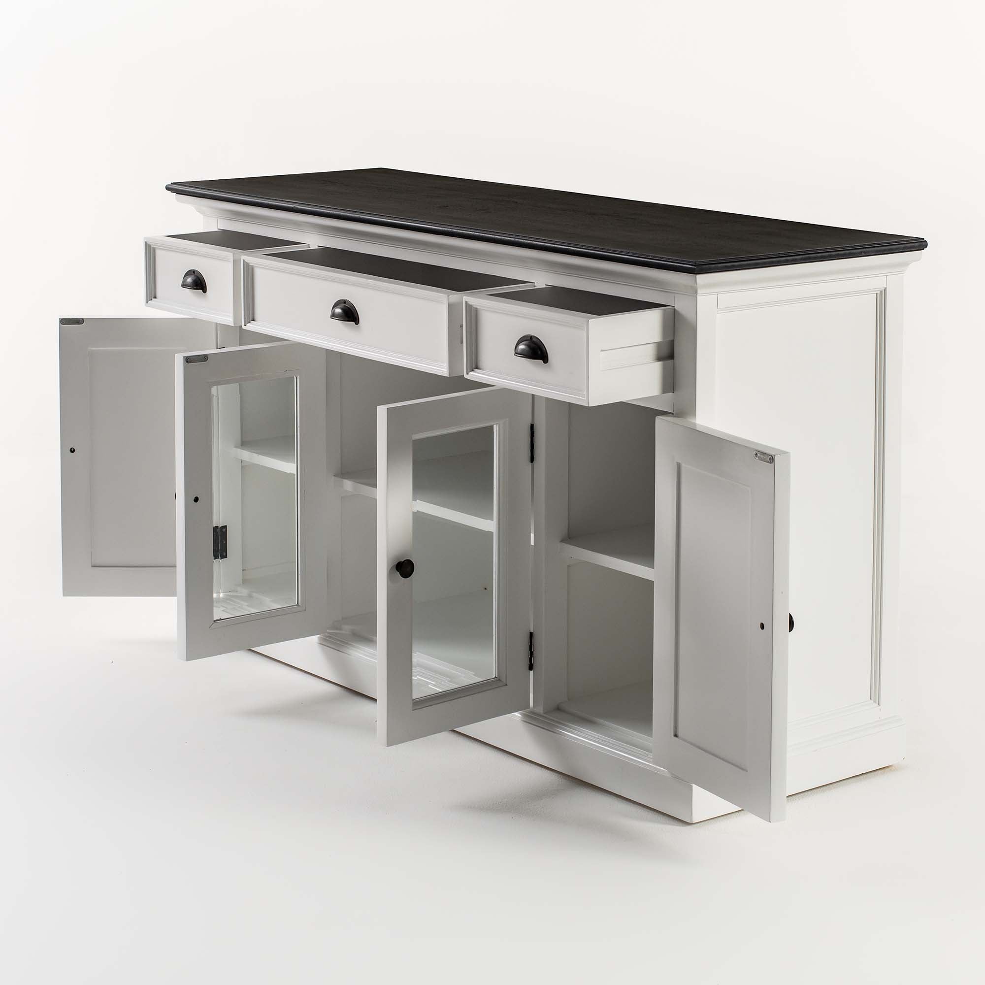 Ladekast Durdone Wit 145 cm - Afbeelding 5