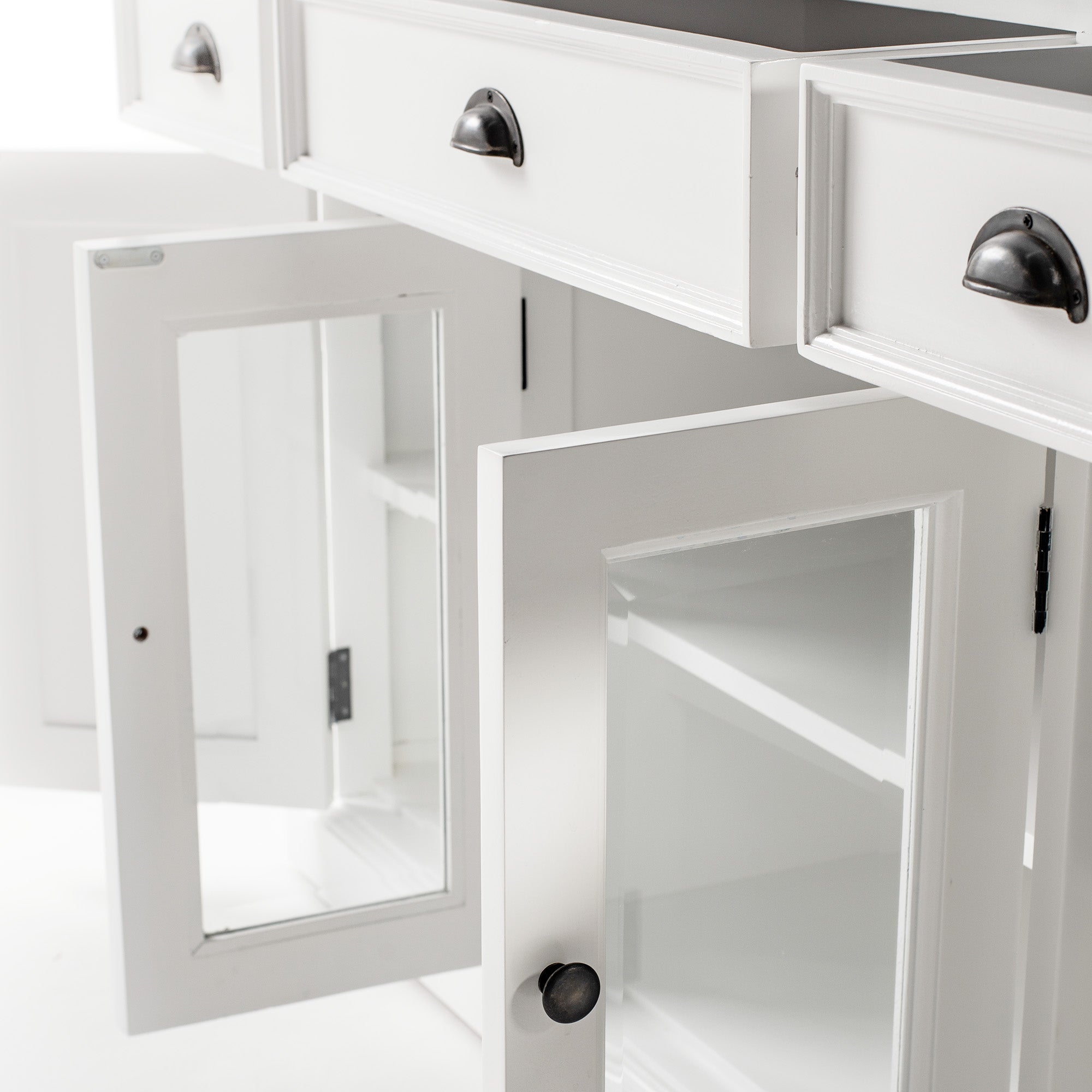 Ladekast Durdone Wit 145 cm - Afbeelding 8
