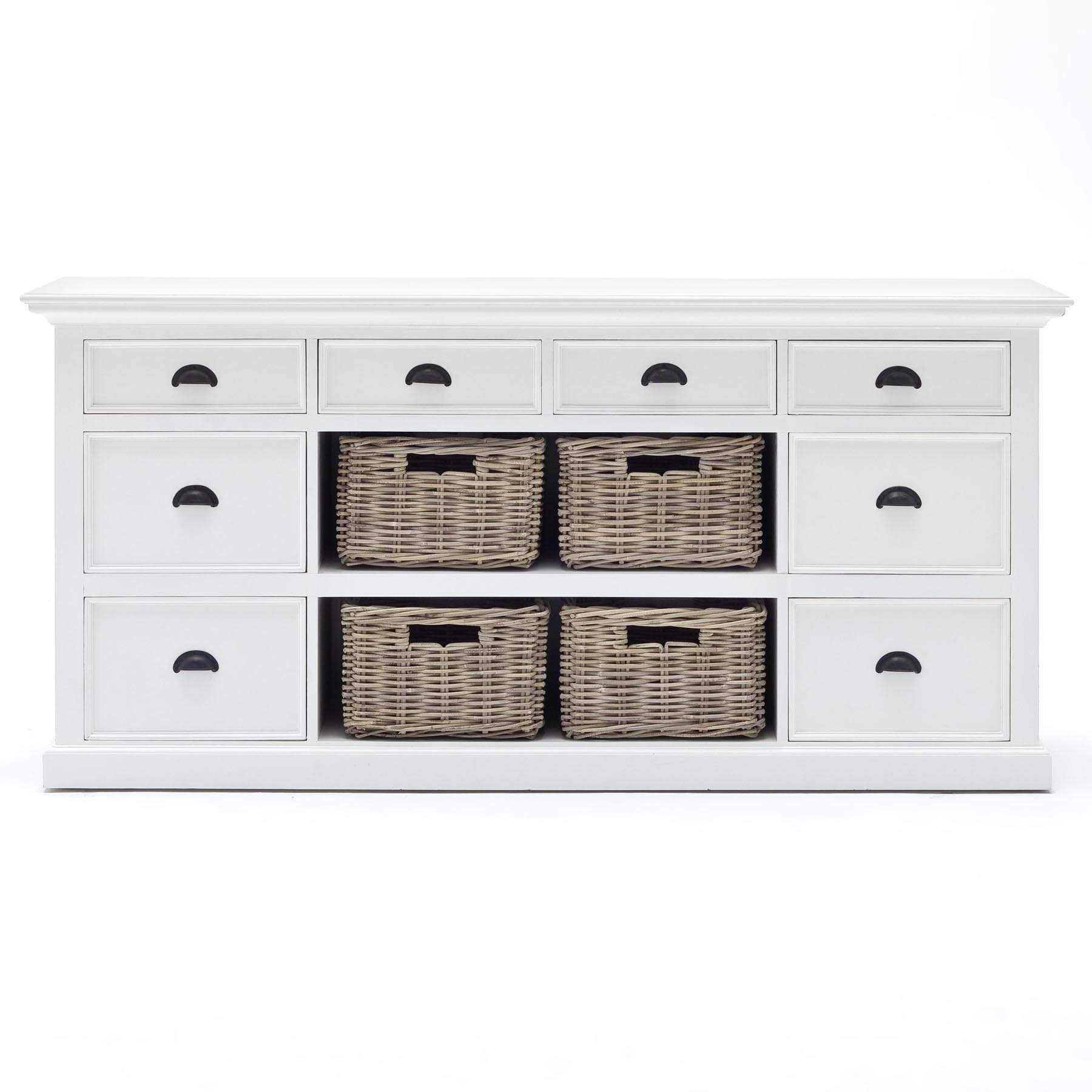 Dressoir Causan Wit 220 cm - Afbeelding 13